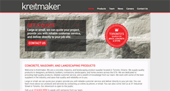 Desktop Screenshot of kreitmaker.com